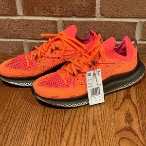 Adidas Originals 4D Fusio Primeknit Solar Orange Red FY5929 Running Shoes